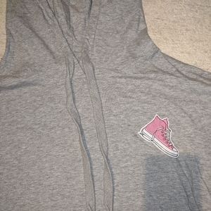 Pink converse sweatshirt